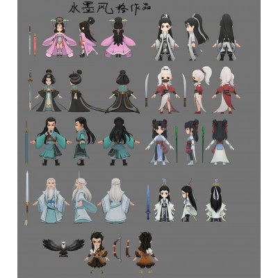 水墨风格作品